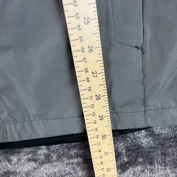 Dixxon Flannel Co Hooded Windbreaker Jacket Colorblock Full Zip Gray Men's L NWT - Picture 8 of 11